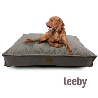 Leeby Colchão com Capa Amovível e Antiderrapante para cães